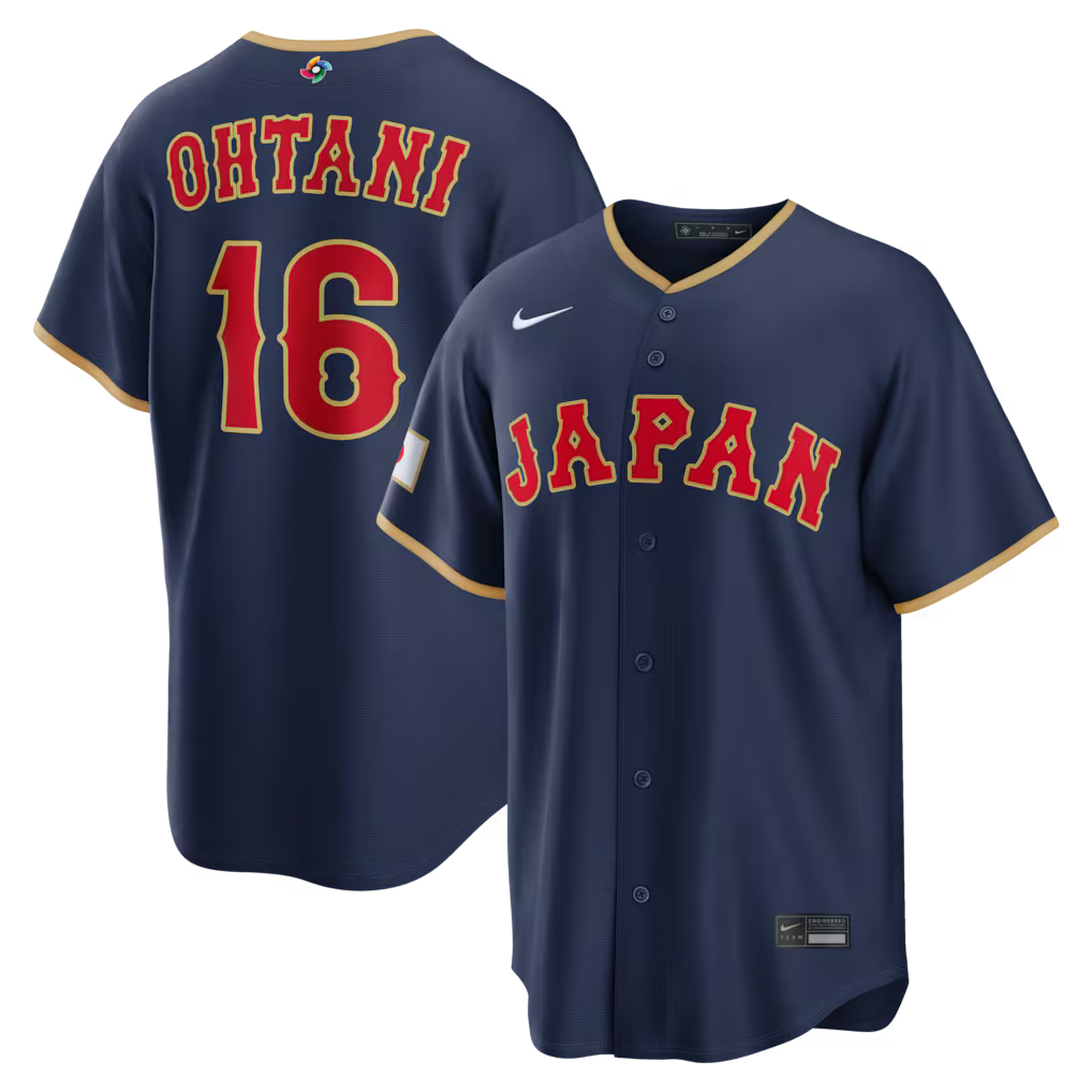 Jersey Beisebol Japão WBC 2026 Azul