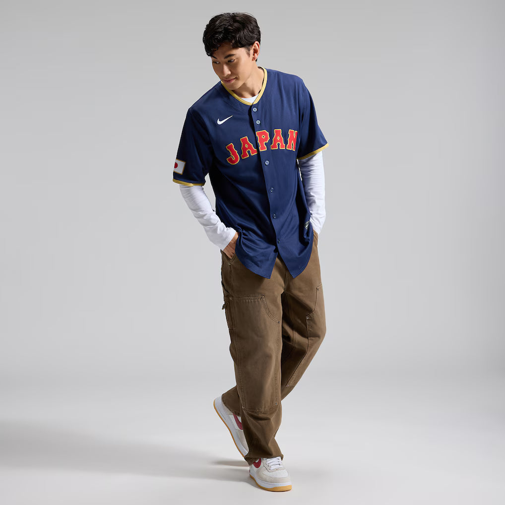 Jersey Beisebol Japão WBC 2026 Azul