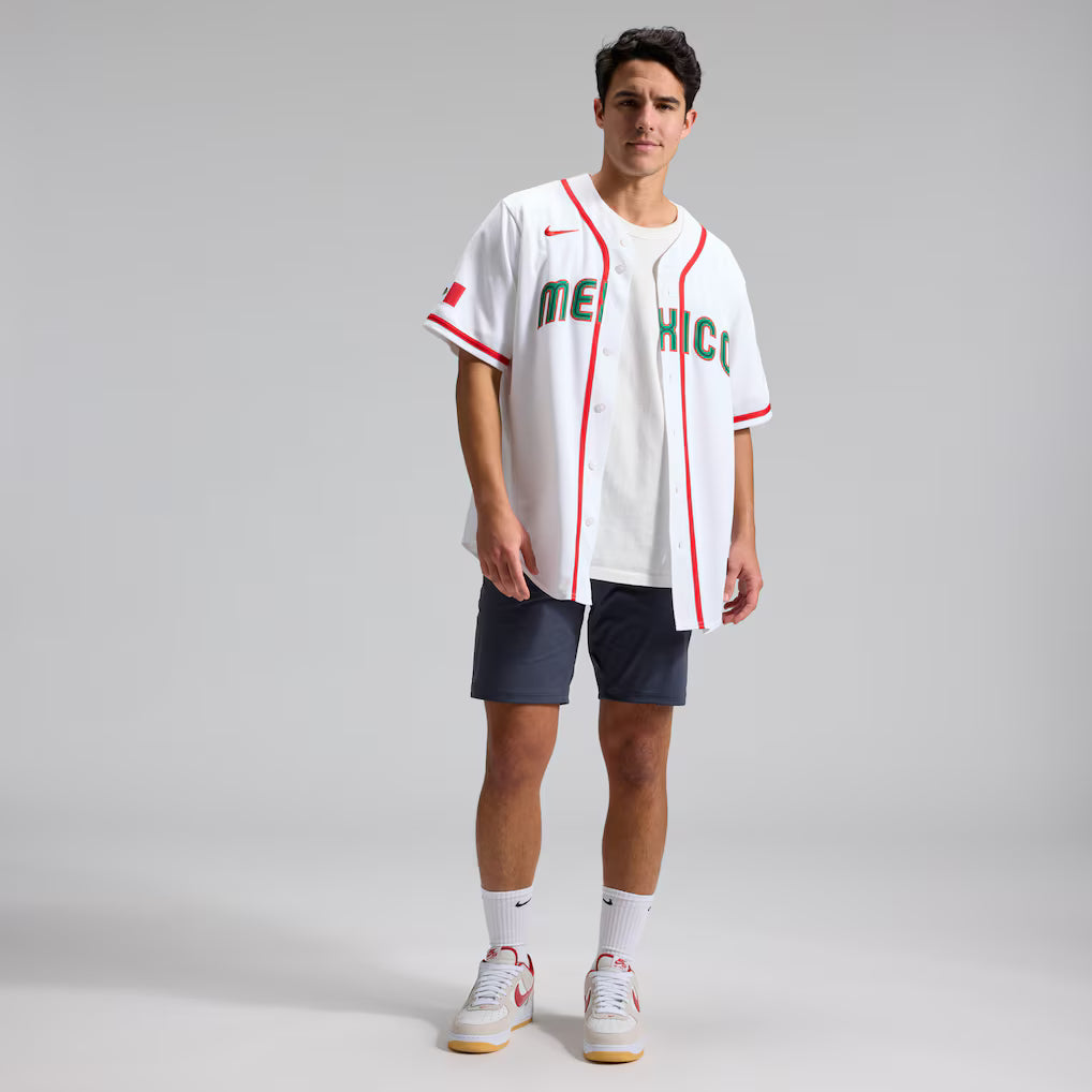 Jersey Beisebol México WBC 2026 Branca