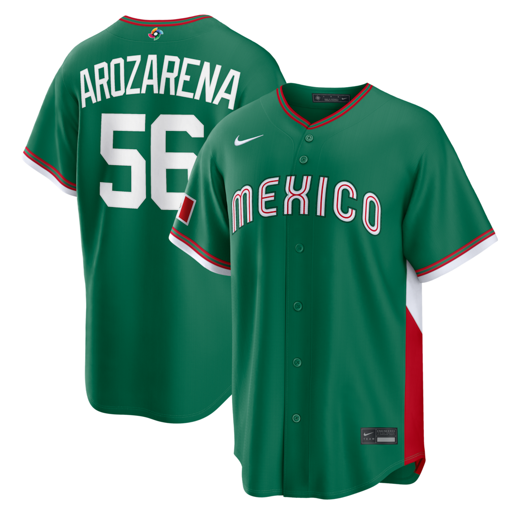 Jersey Beisebol México WBC 2026 Verde