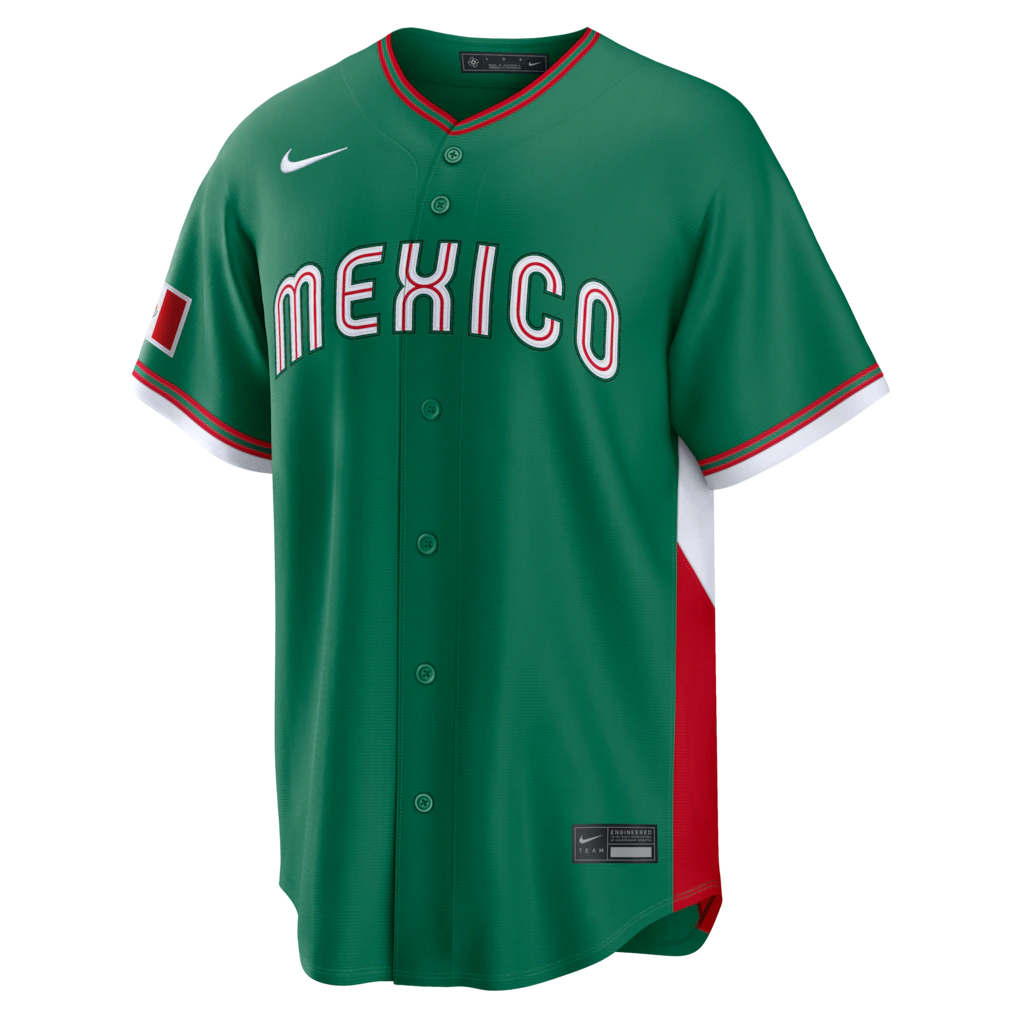 Jersey Beisebol México WBC 2026 Verde