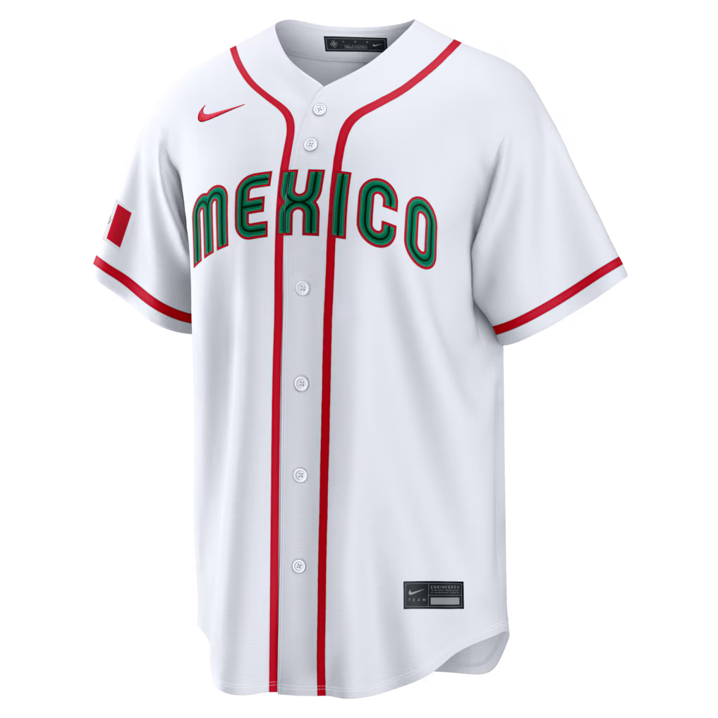 Jersey Beisebol México WBC 2026 Branca
