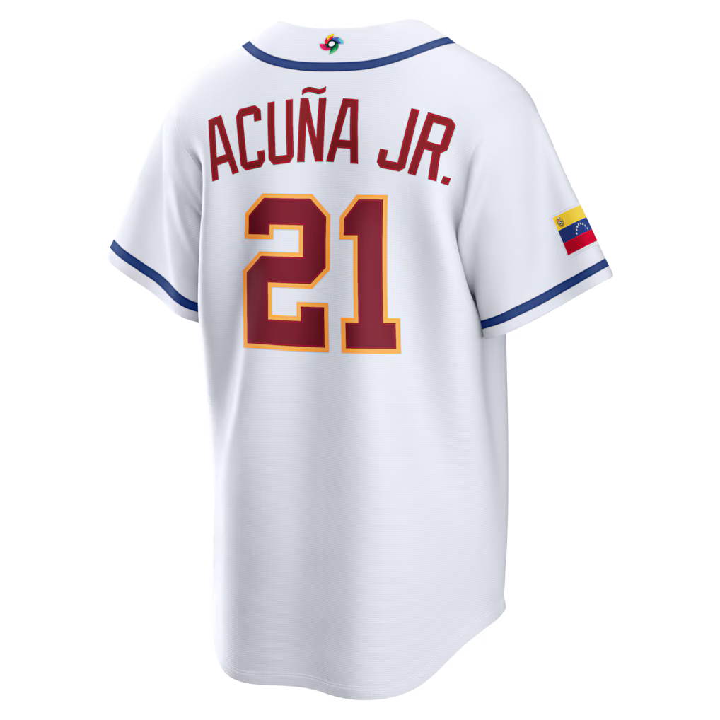 Jersey Beisebol Venezuela WBC 2026 Branca