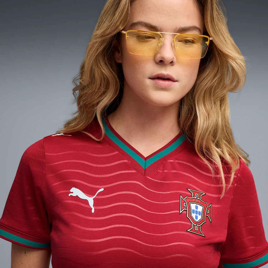 Jersey Seleção Portugal 2026 Torcedora Feminina - Vermelha