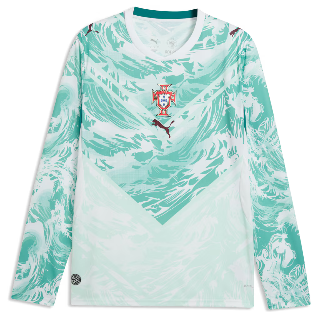 Jersey Seleção Portugal 2026 Manga Longa - Branca