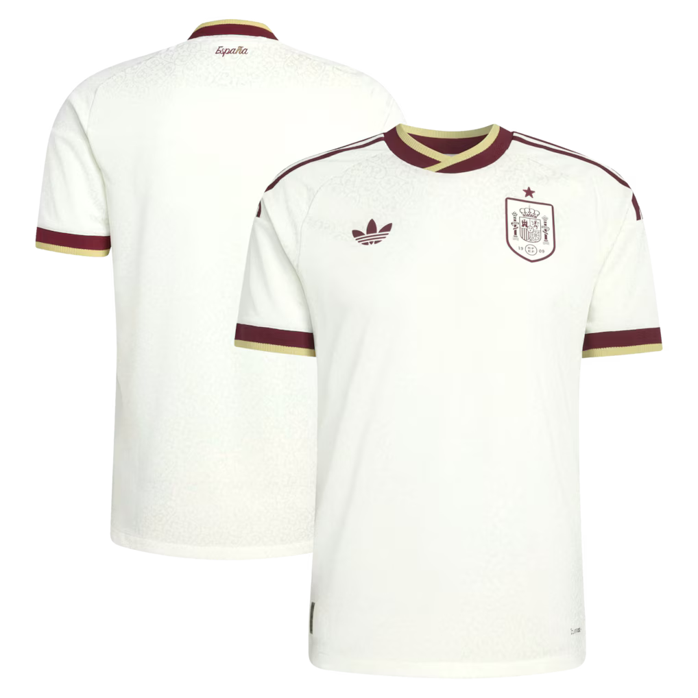 Jersey Seleção Espanha 2026 Jogador Masculina - Branca