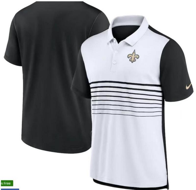 Camisa Polo Nike New Orleans Saints - Branca/Preta - OGJERSEYSHOP