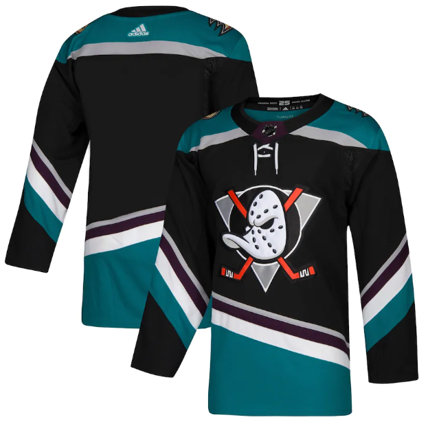 Jersey Anaheim Ducks Preta/Azul