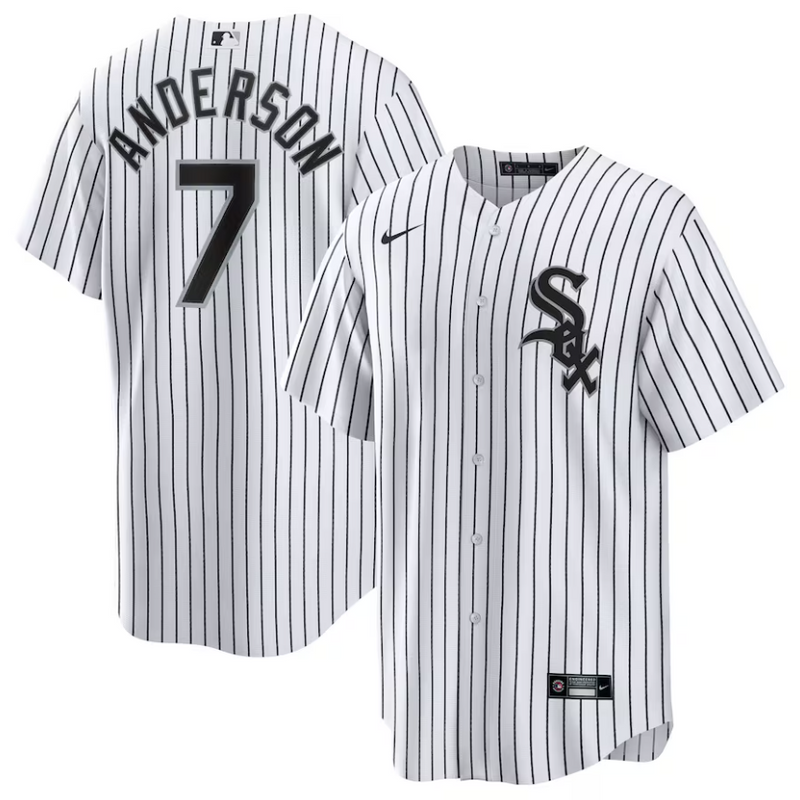 Jersey Chicago White Sox Branca Replica Team