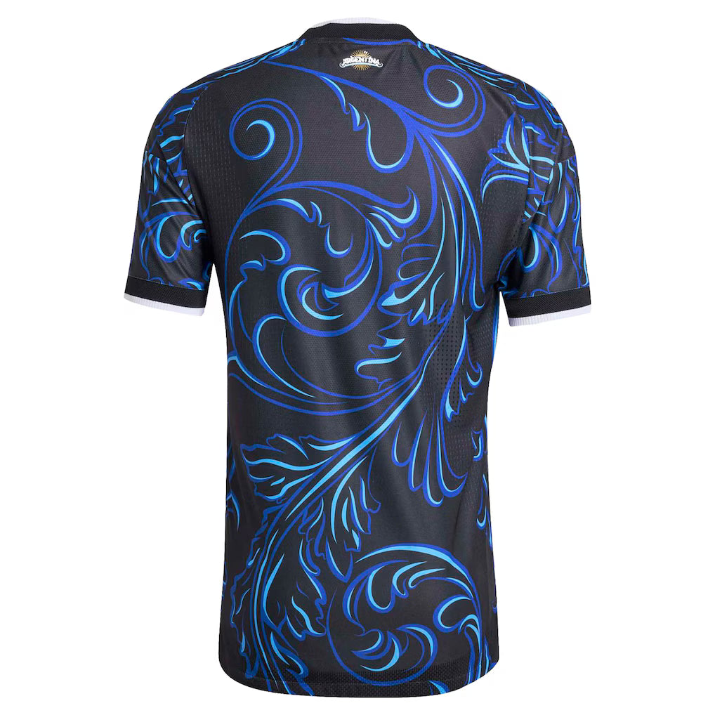 Jersey Seleção Argentina 2026 Jogador Masculina - Preta