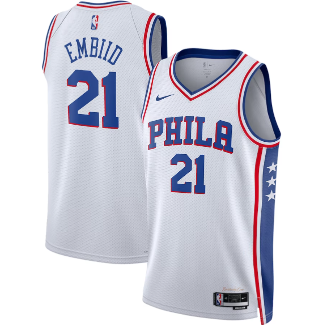 Regata Philadelphia 76ers Association Edition - OGJERSEYSHOP