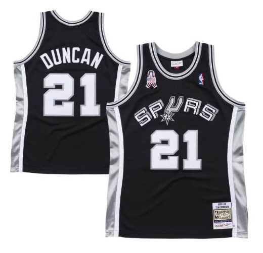 Regata Authentic San Antonio Spurs Mitchell & Ness Hardwood Classics 2001/02 - OGJERSEYSHOP