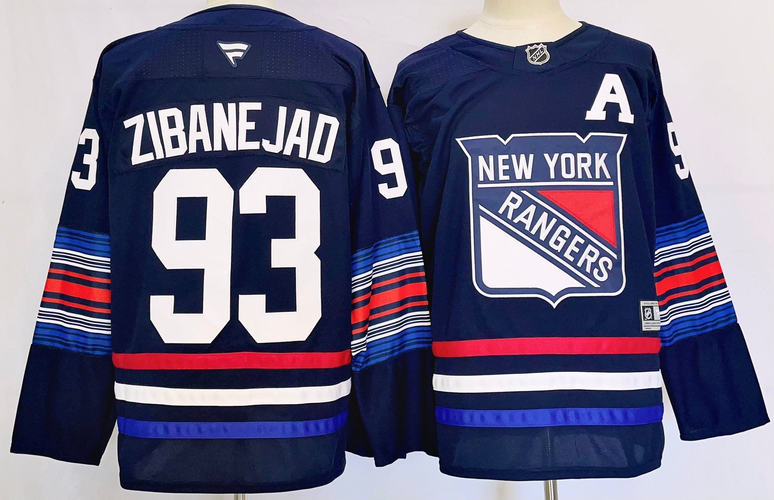 Camisa NHL New York Rangers Jersey Azul Escuro