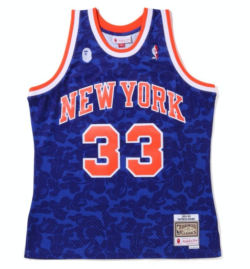 Regata Swingman BAPE X New York Knicks Mitchell & Ness Hardwood Classics 1991/92 - OGJERSEYSHOP