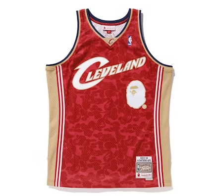 Regata Swingman BAPE X Cleveland Cavaliers Mitchell & Ness Hardwood Classics 2003/04 - OGJERSEYSHOP