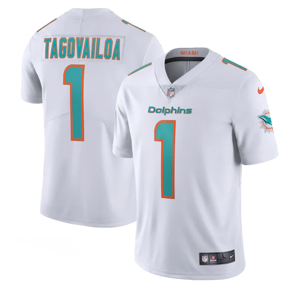 Jersey Miami Dolphins Vapor Limited White