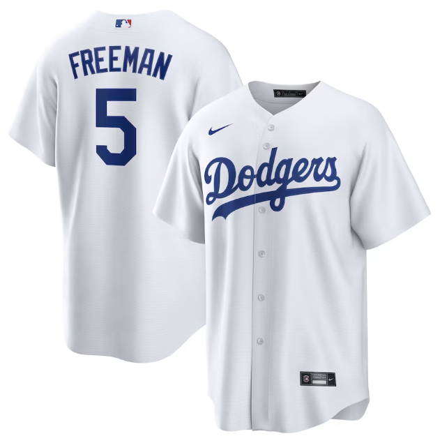 Jersey Los Angeles Dodgers Branca Torcedor - OGJERSEYSHOP