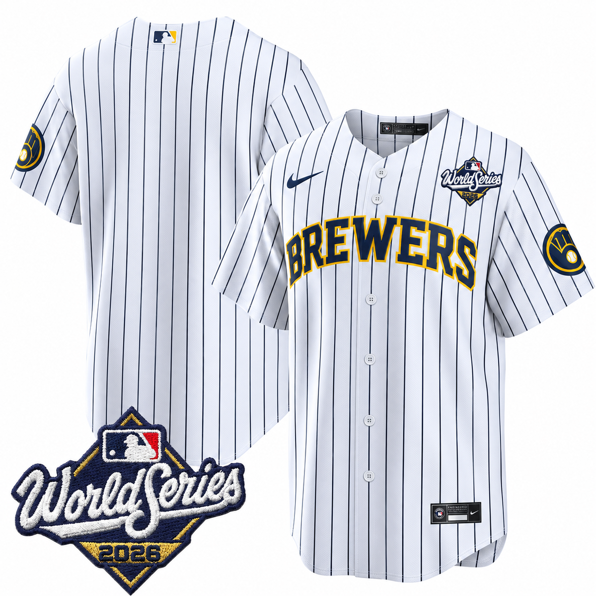 Jersey Milwaukee Brewers Torcedor 2026 World Series