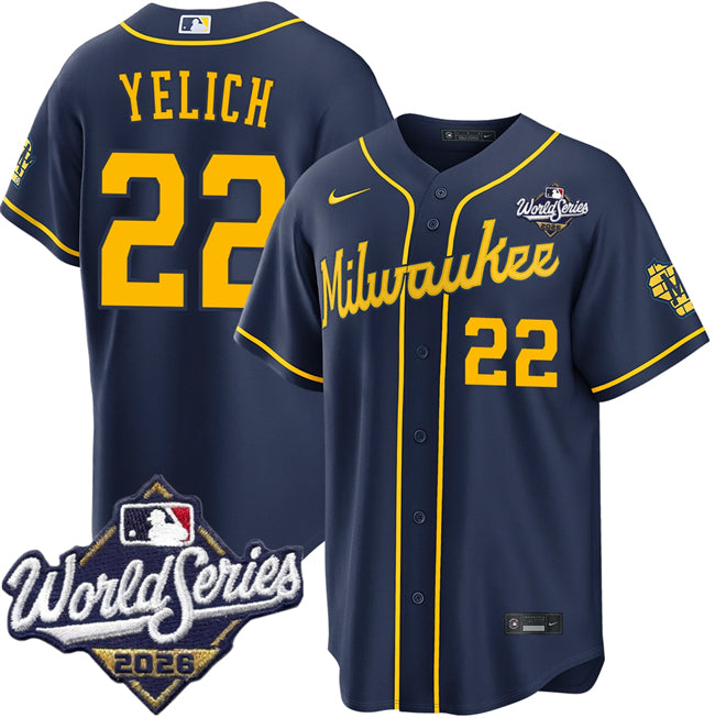 Jersey Milwaukee Brewers Torcedor 2026 World Series