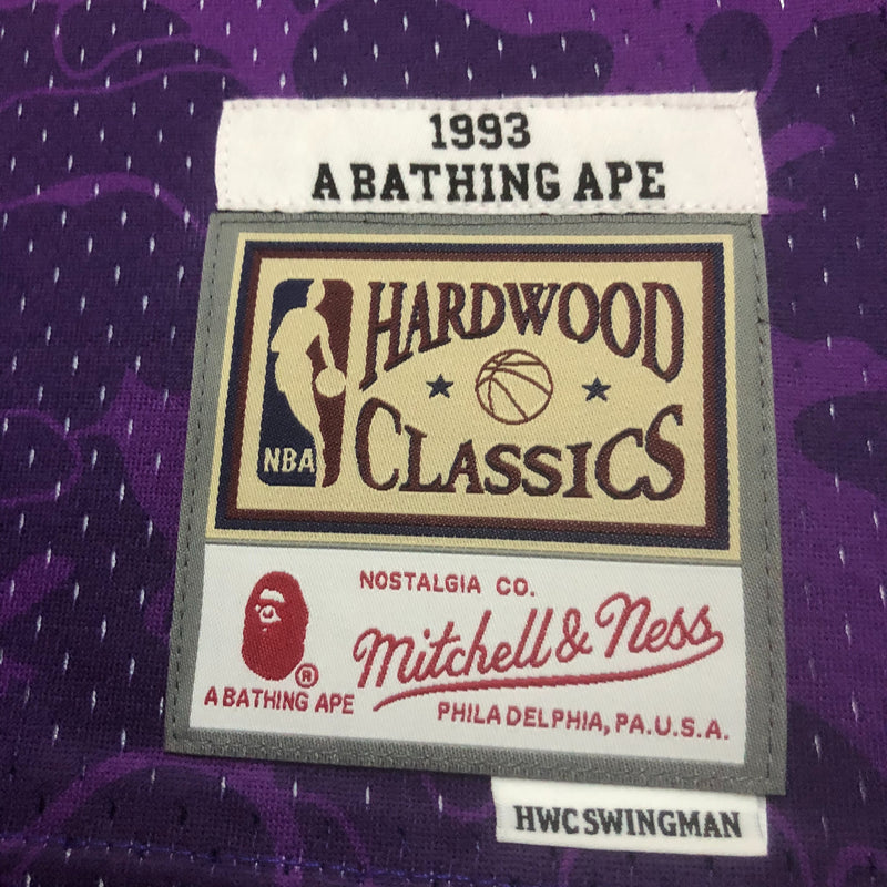 Regata Swingman BAPE X Los Angeles Lakers Mitchell & Ness Hardwood Classics 1993 - OGJERSEYSHOP