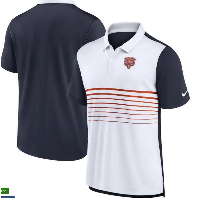 Camisa Polo Nike Chicago Bears - Branca/Azul - OGJERSEYSHOP