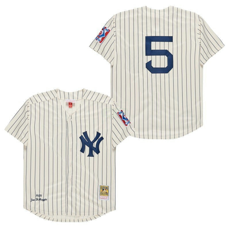 Camisa MLB 1939 NY #5 Home Jersey