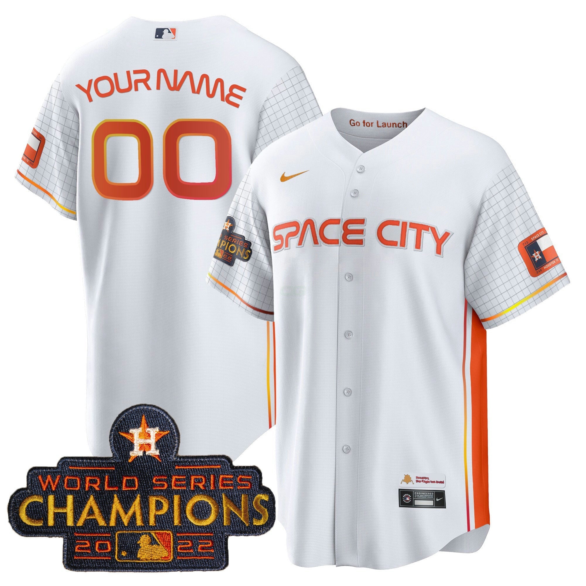 Camisa MLB 2023 Space City Champions Cool Special Jersey