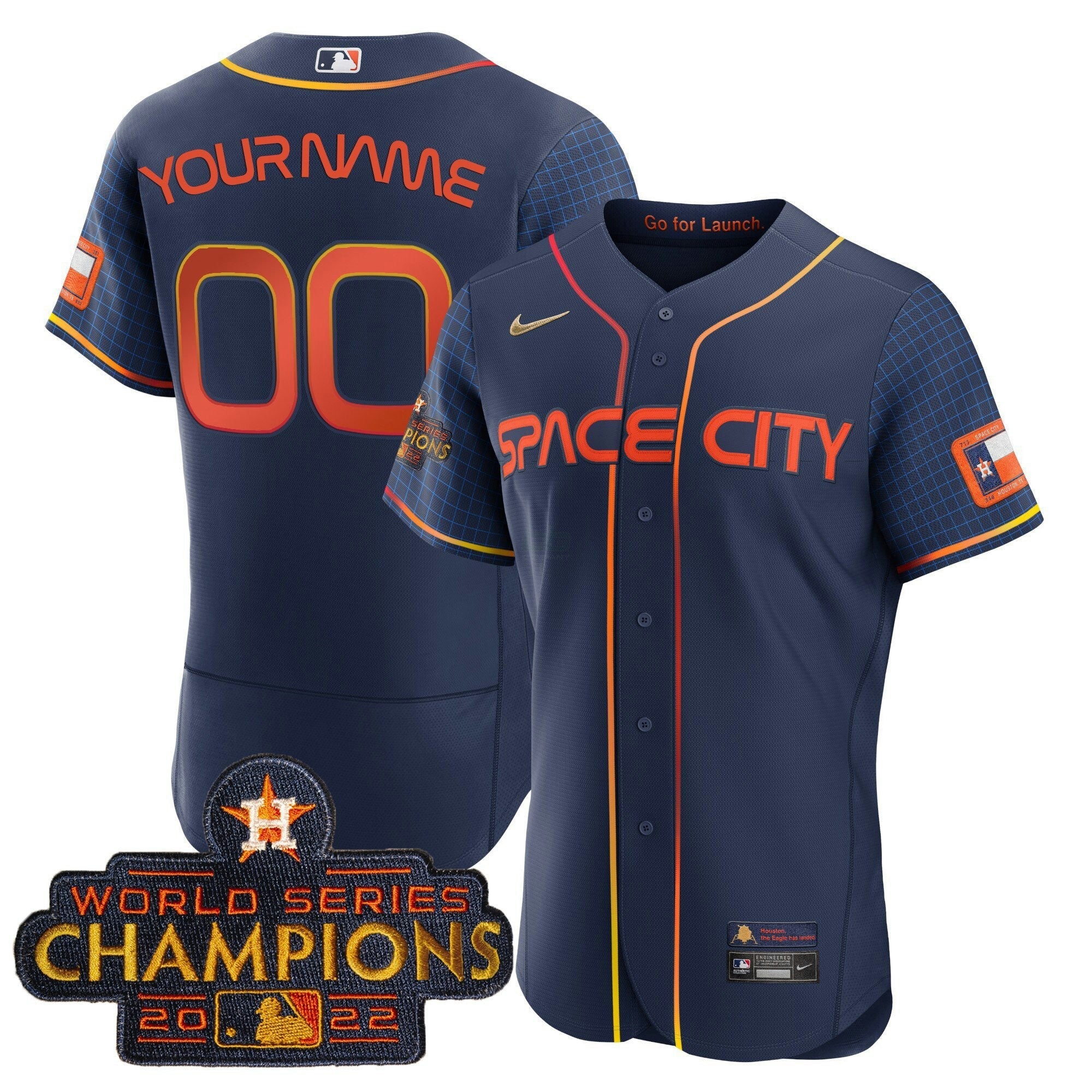 Camisa MLB 2023 Space City Champions Jersey