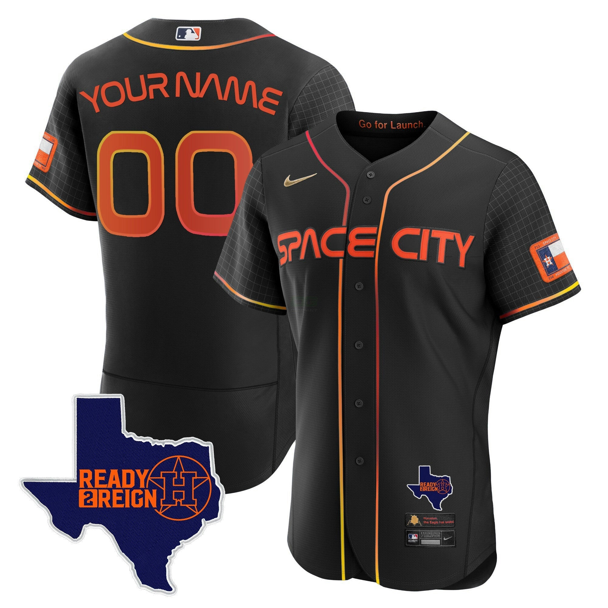 Camisa MLB 2024 Space City Ready 2 Reign Flex Base Jersey