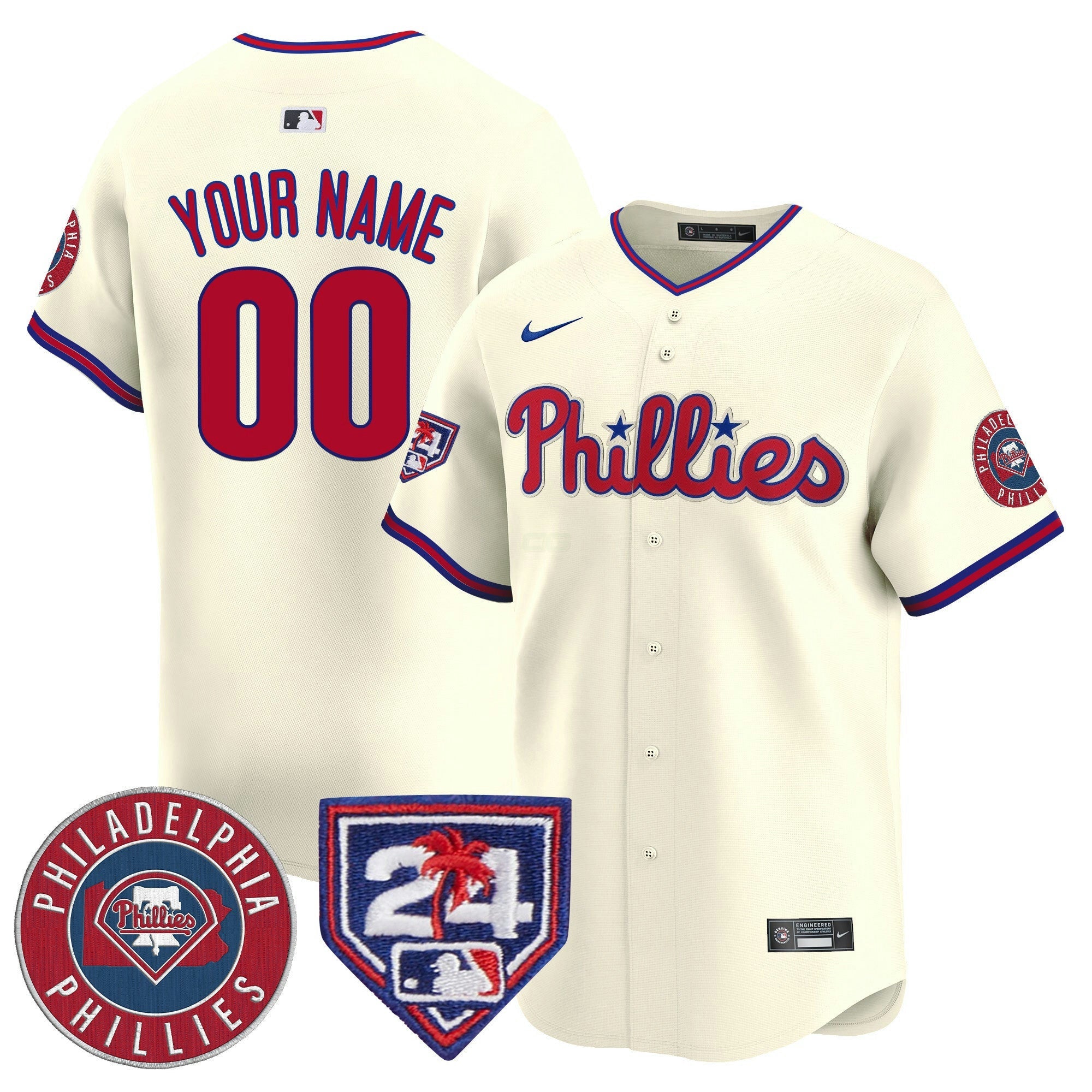 Camisa MLB 2024 Spring Training Patch Vapor Premier Limited Jersey V2