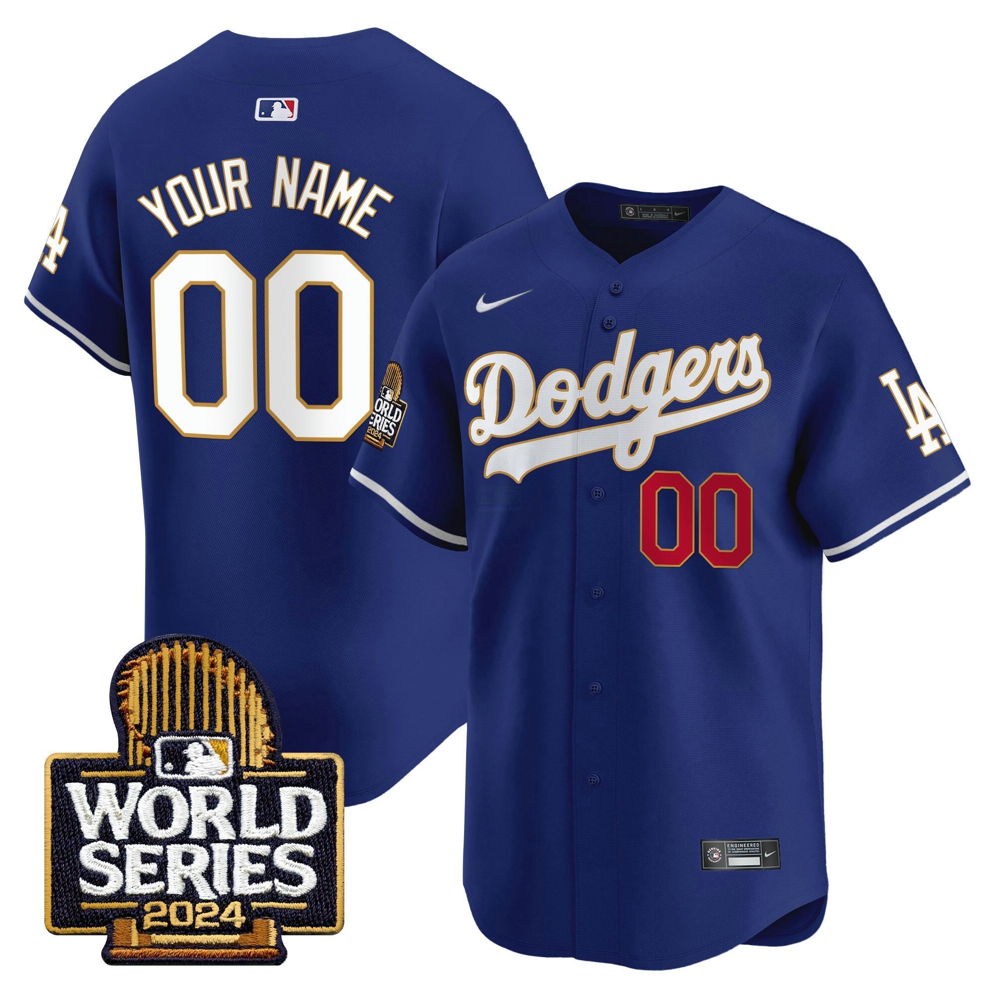 Camisa MLB 2024 World Series Dourada Trim Vapor Premier Limited Jersey