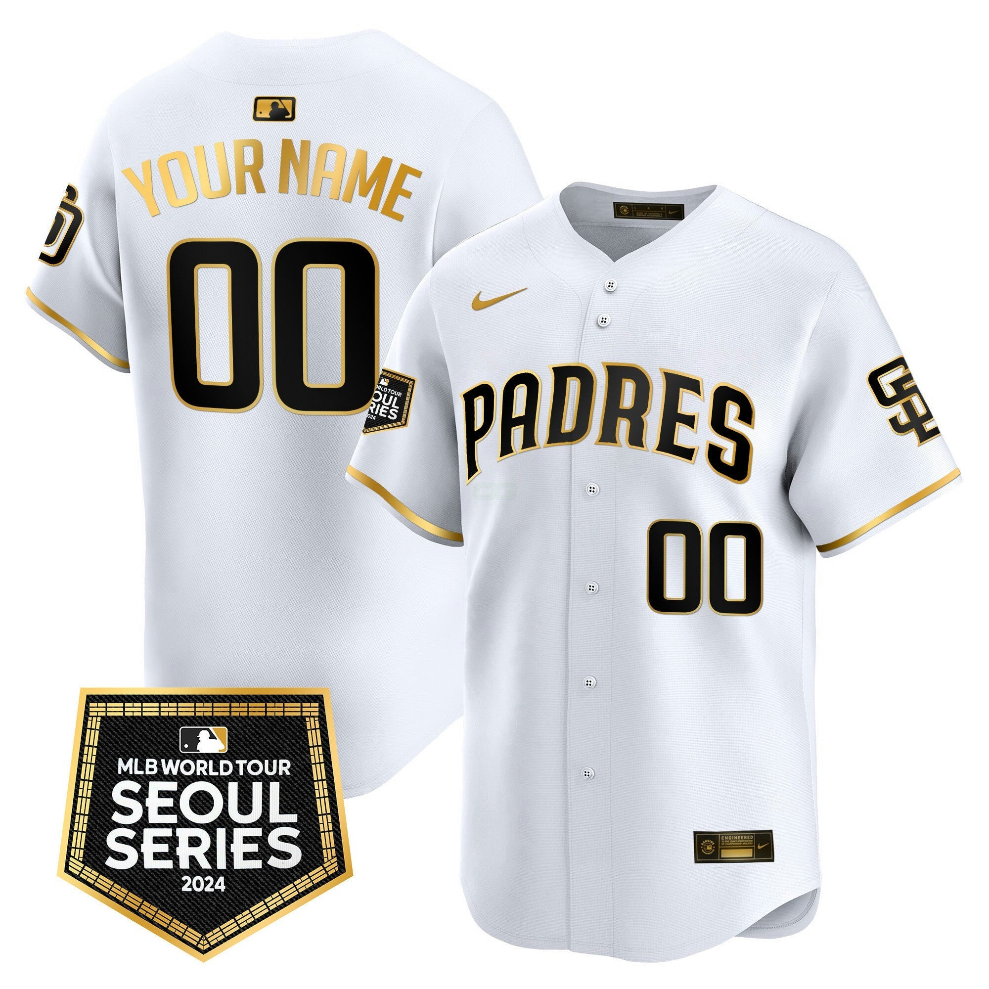 Camisa MLB 2024 World Tour Seoul Series Patch Vapor Premier Limited Jersey