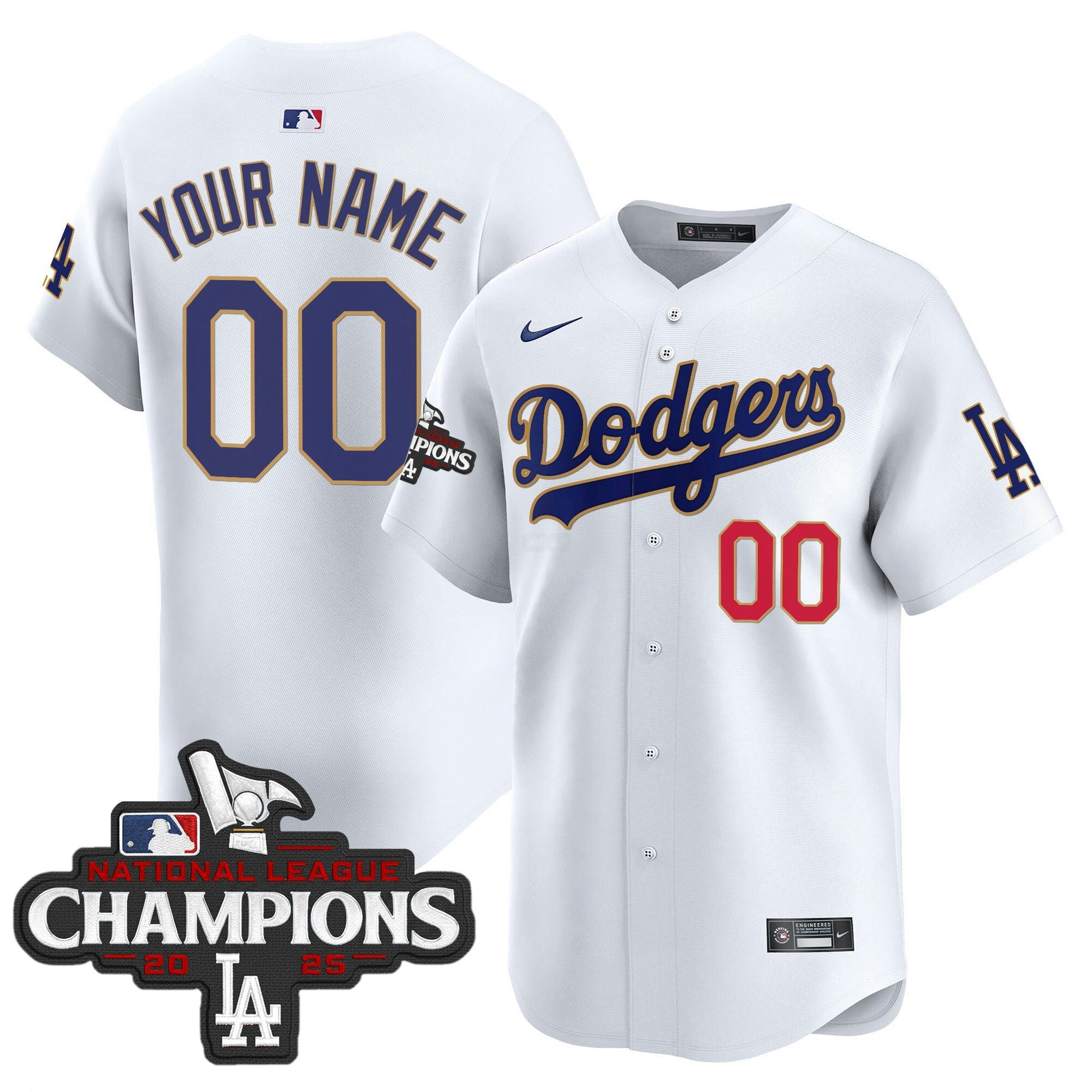 Camisa MLB 2025 National League Champions Vapor Premier Limited Jersey