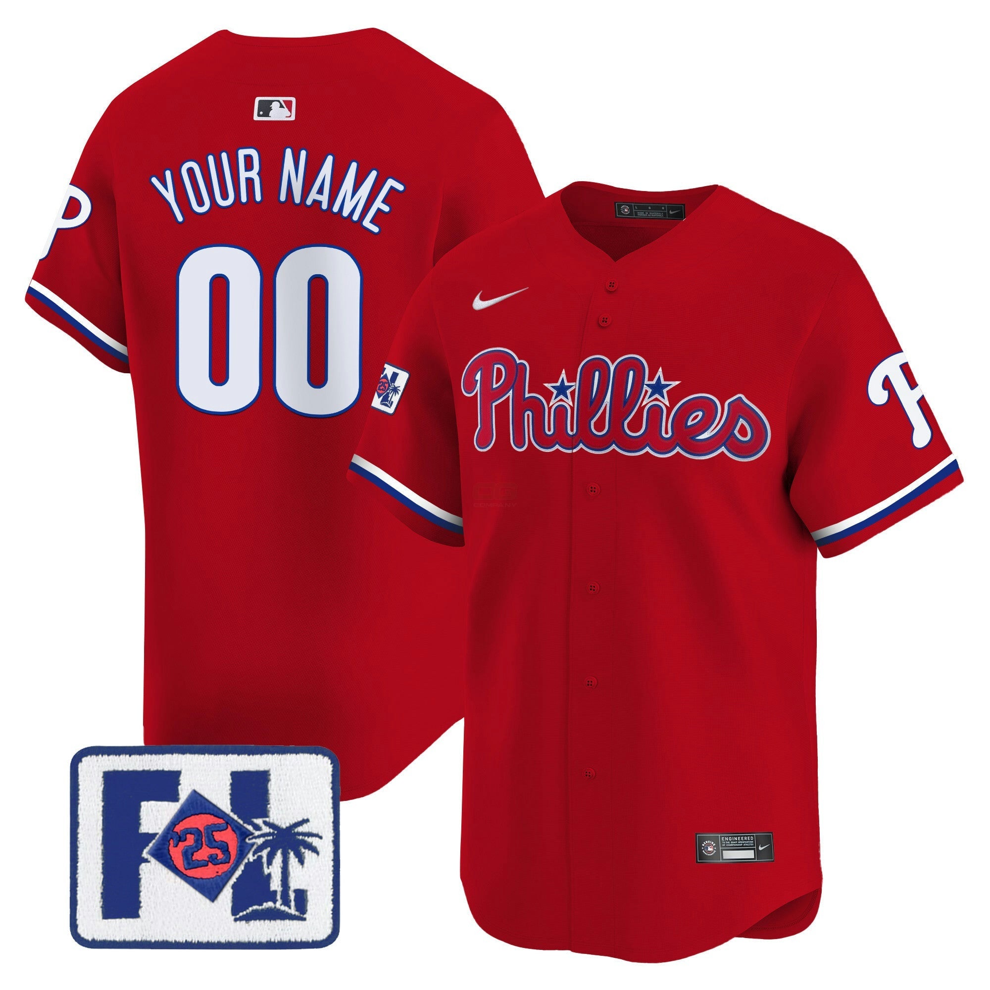 Camisa MLB 2025 Spring Training Patch Vapor Premier Limited Jersey