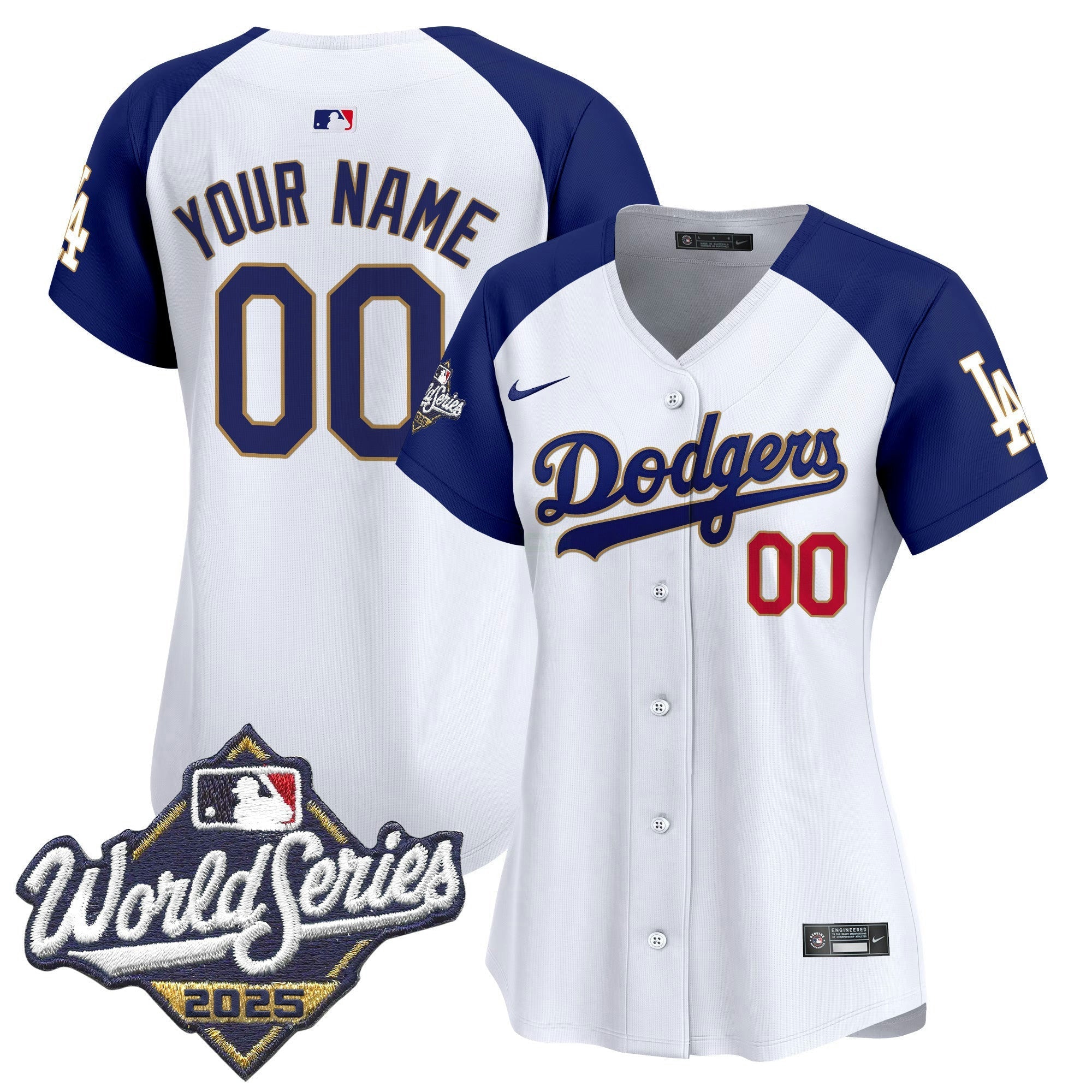 Camisa MLB 2025 World Series Dourada Trim Vapor Premier Limited Jersey