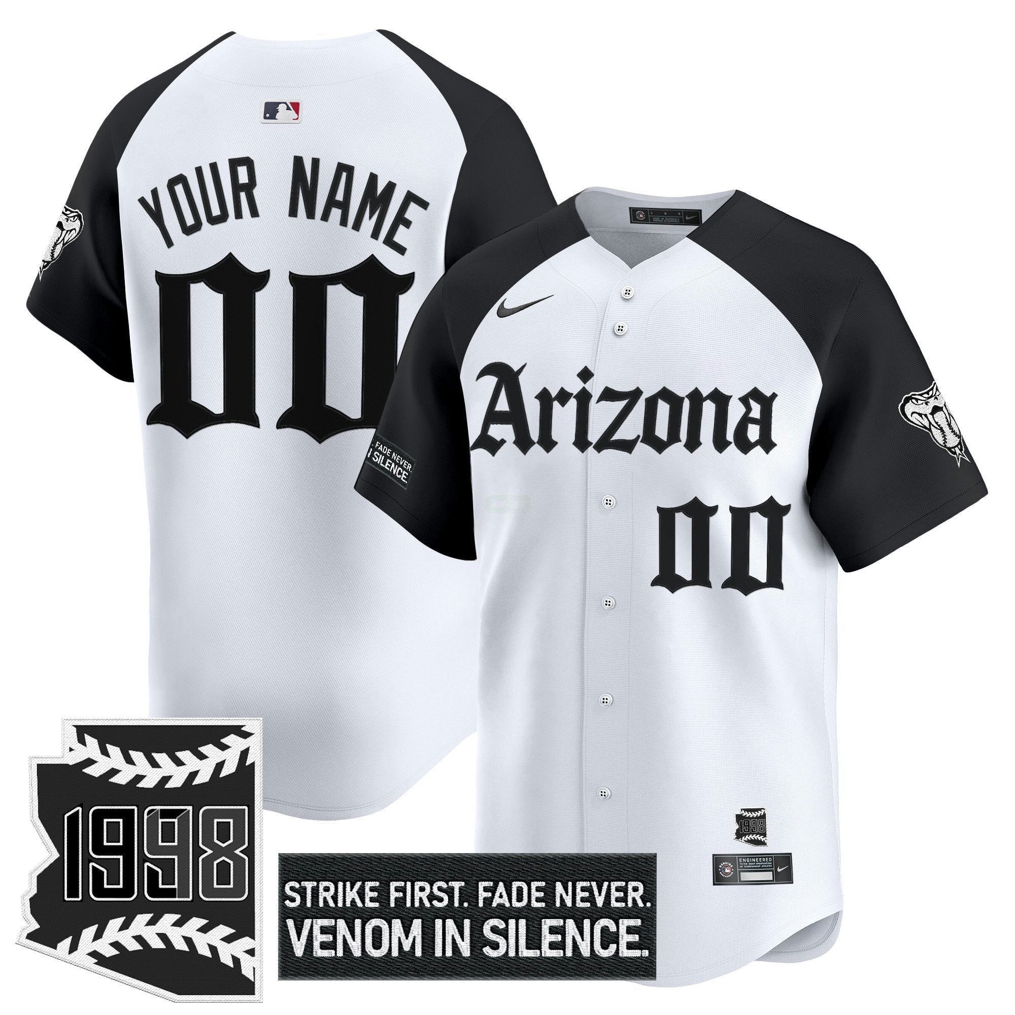 Camisa MLB Arizona ‘Gothic Desert Fang Edition’ Vapor Premier Limited Jersey