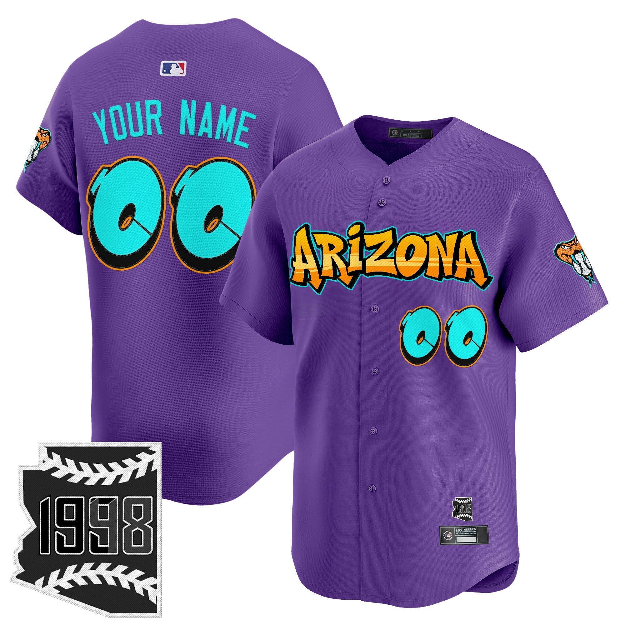 Camisa MLB Arizona ‘Graffiti Desert Ink Edition’ Vapor Premier Limited Jersey