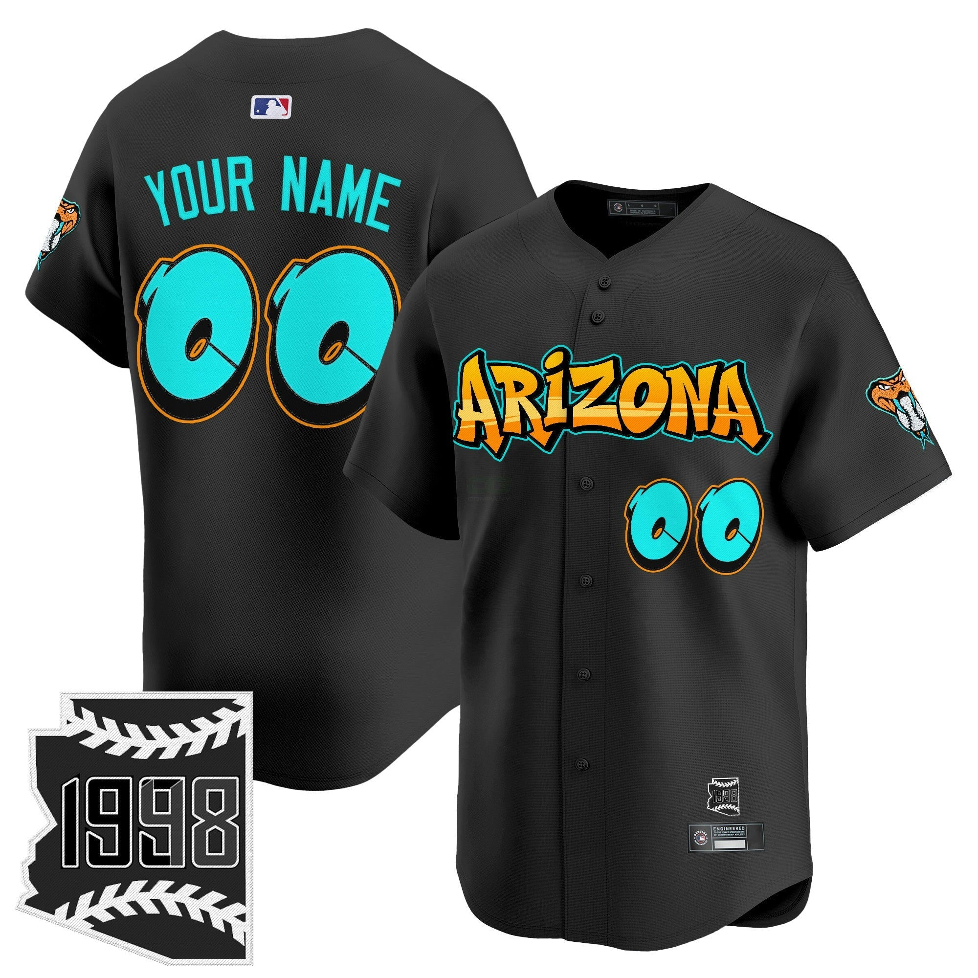 Camisa MLB Arizona ‘Graffiti Desert Ink Edition’ Vapor Premier Limited Jersey