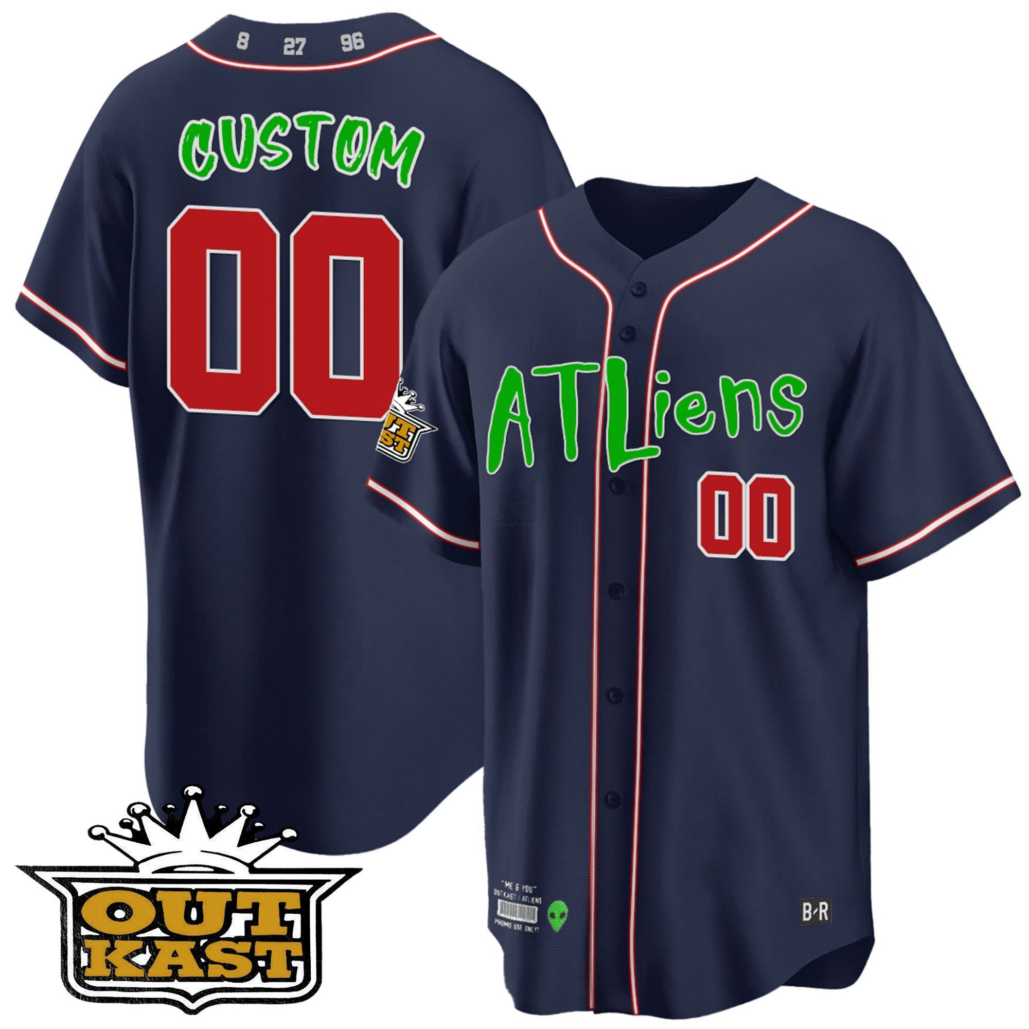 Camisa MLB Atlanta Atliens Cool Base Jersey