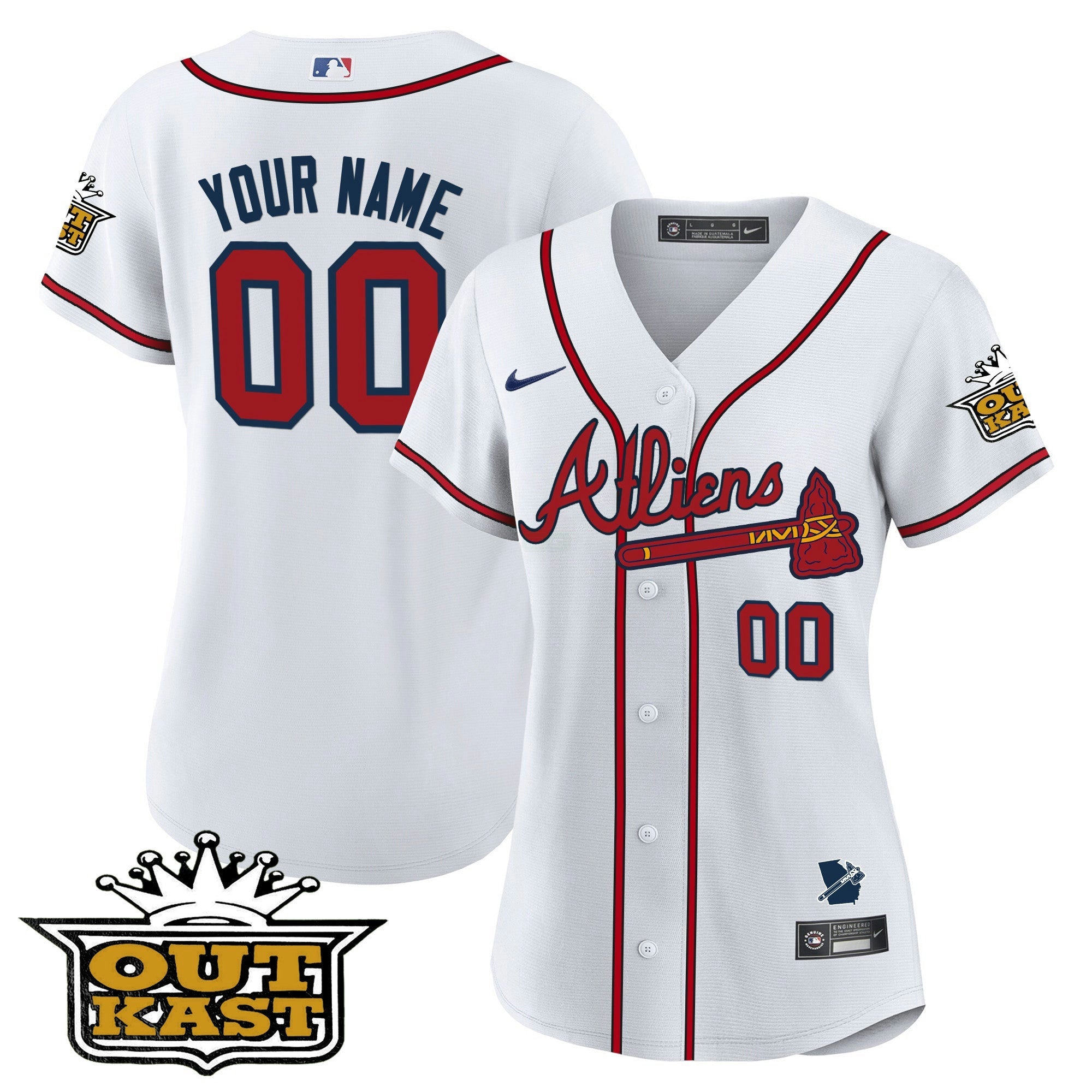 Camisa MLB Atlanta Atliens Flex Base Jersey V2