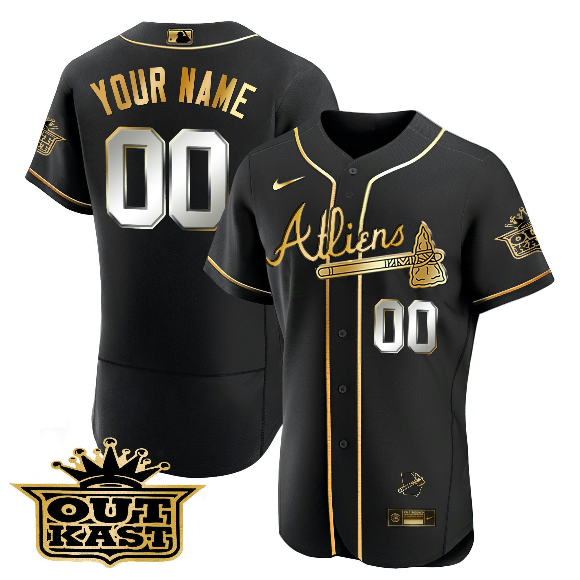 Camisa MLB Atlanta Atliens Flex Base Jersey V2