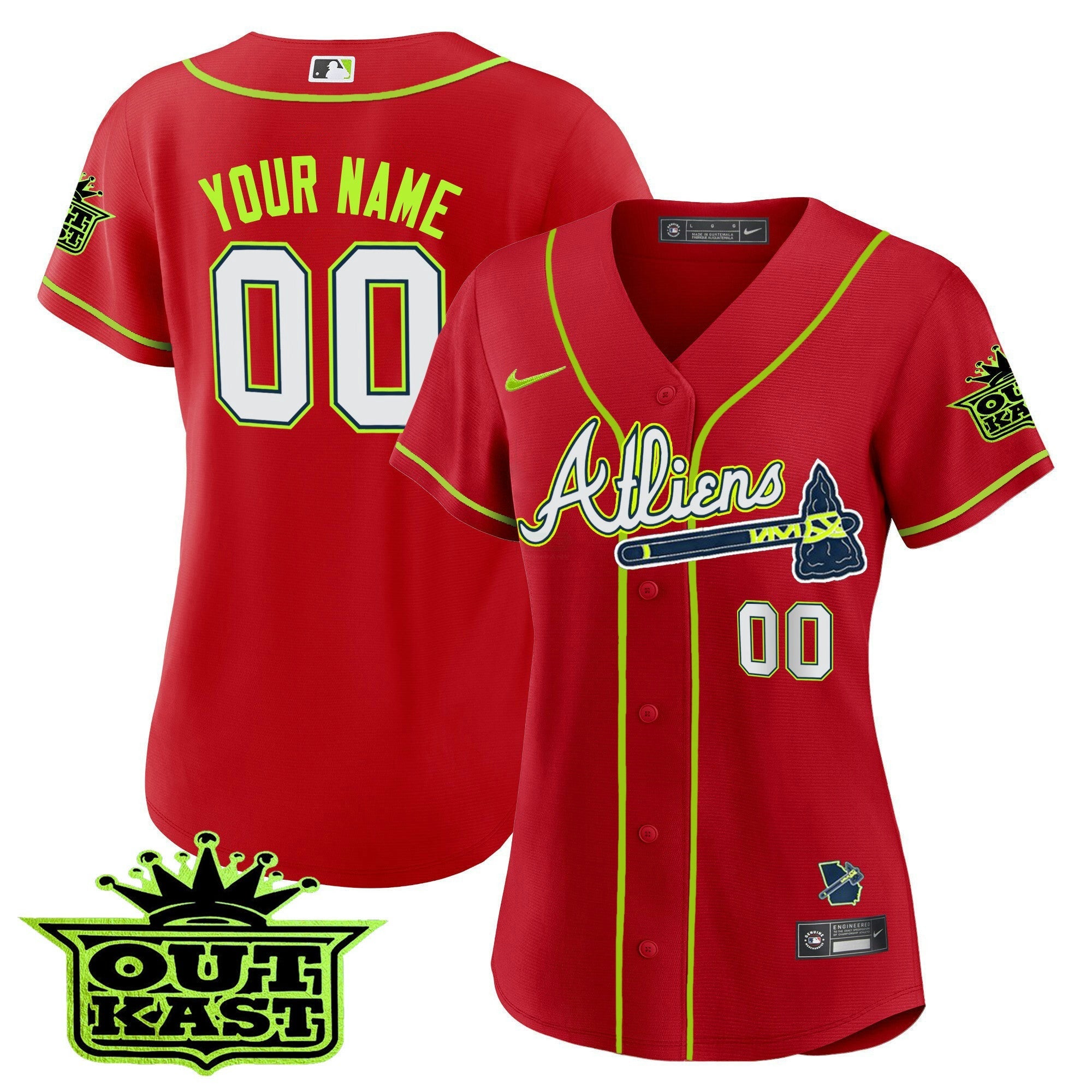 Camisa MLB Atlanta Atliens Flex Base Jersey