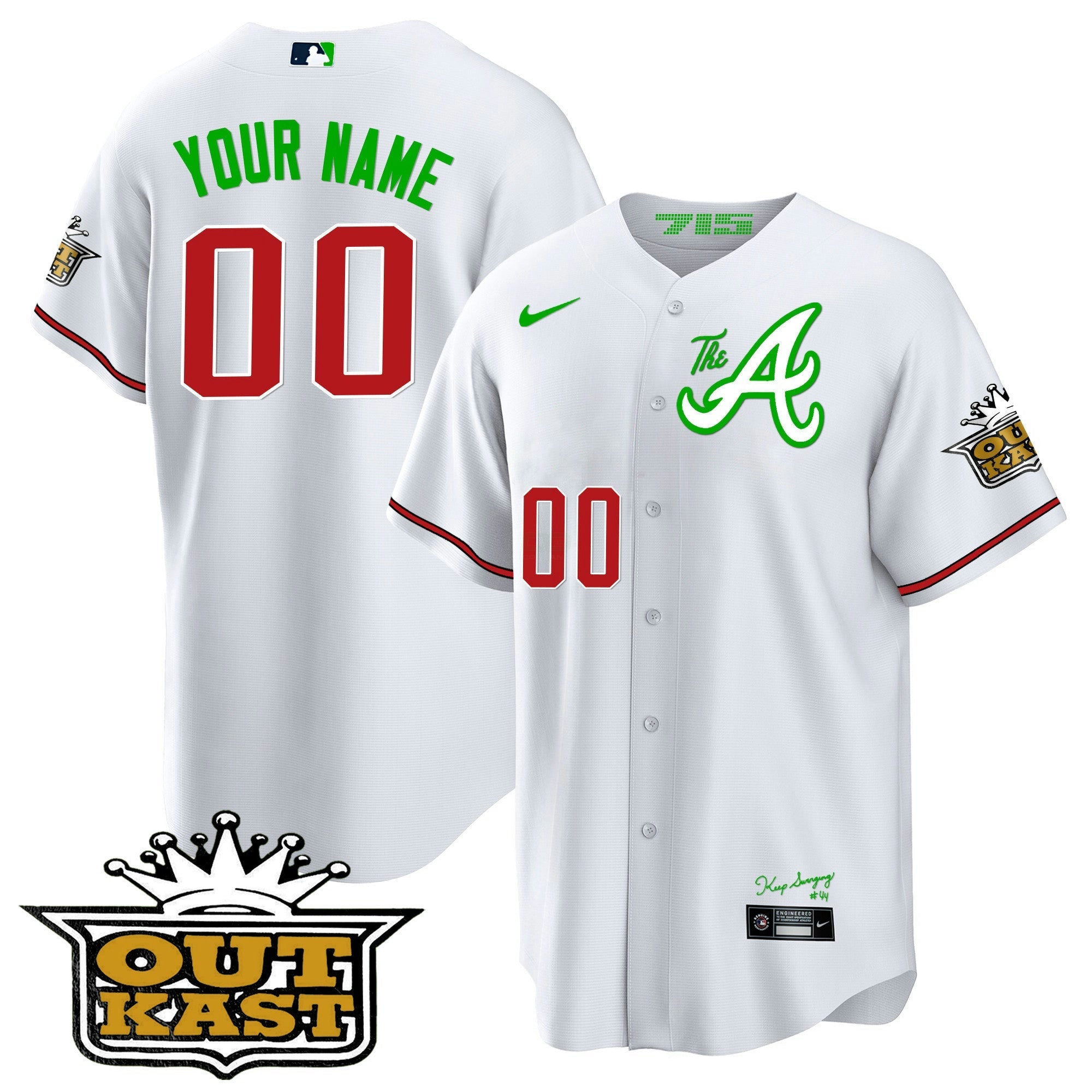 Camisa MLB Atlanta Atliens The A Jersey