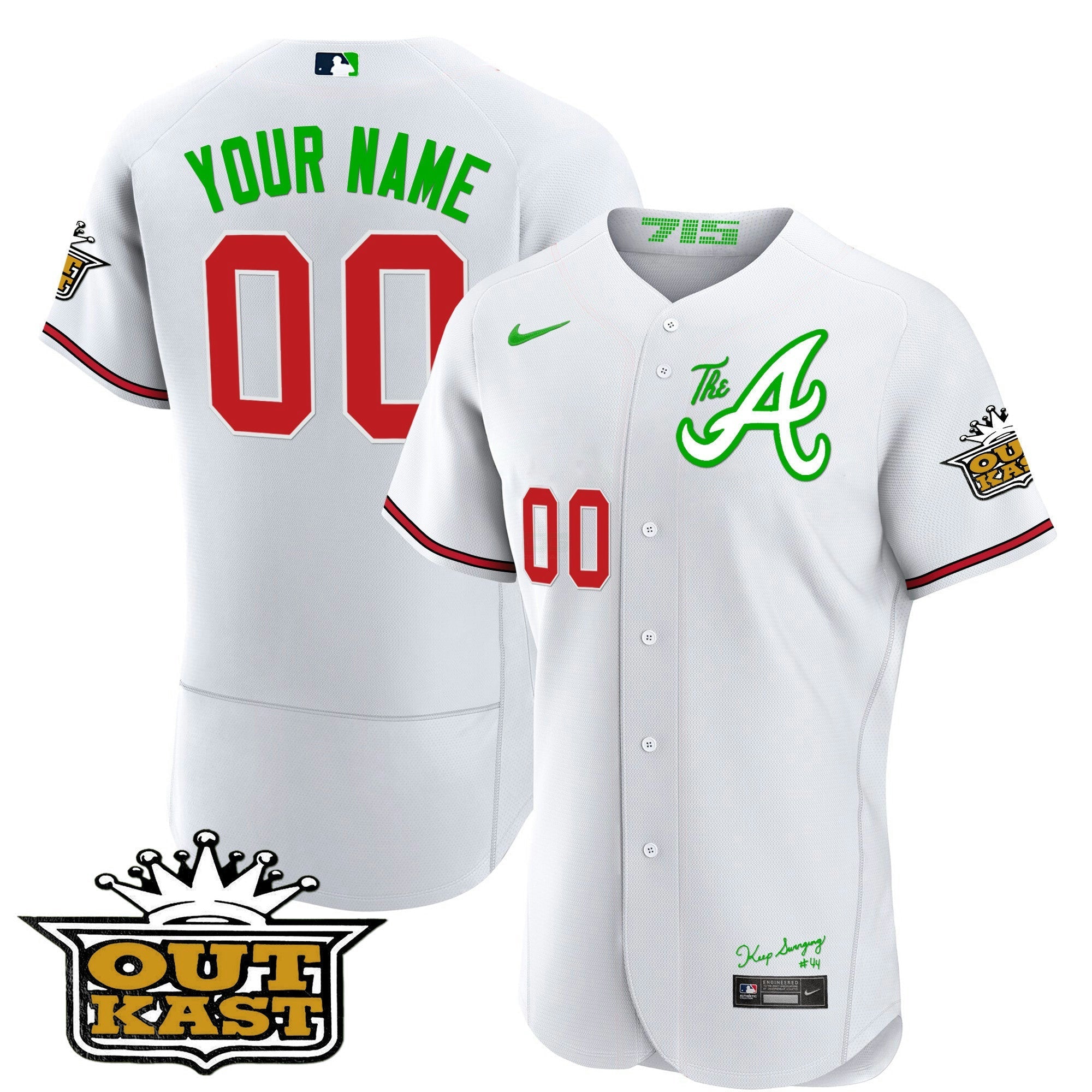 Camisa MLB Atlanta Atliens The A Jersey