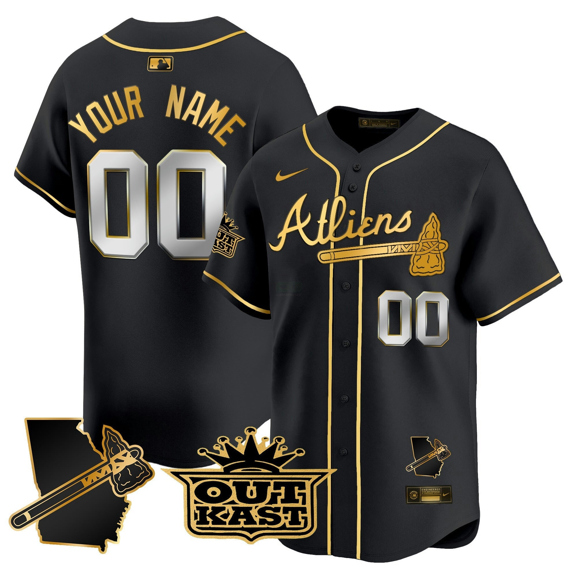 Camisa MLB Atlanta Atliens Vapor Premier Limited Jersey V2