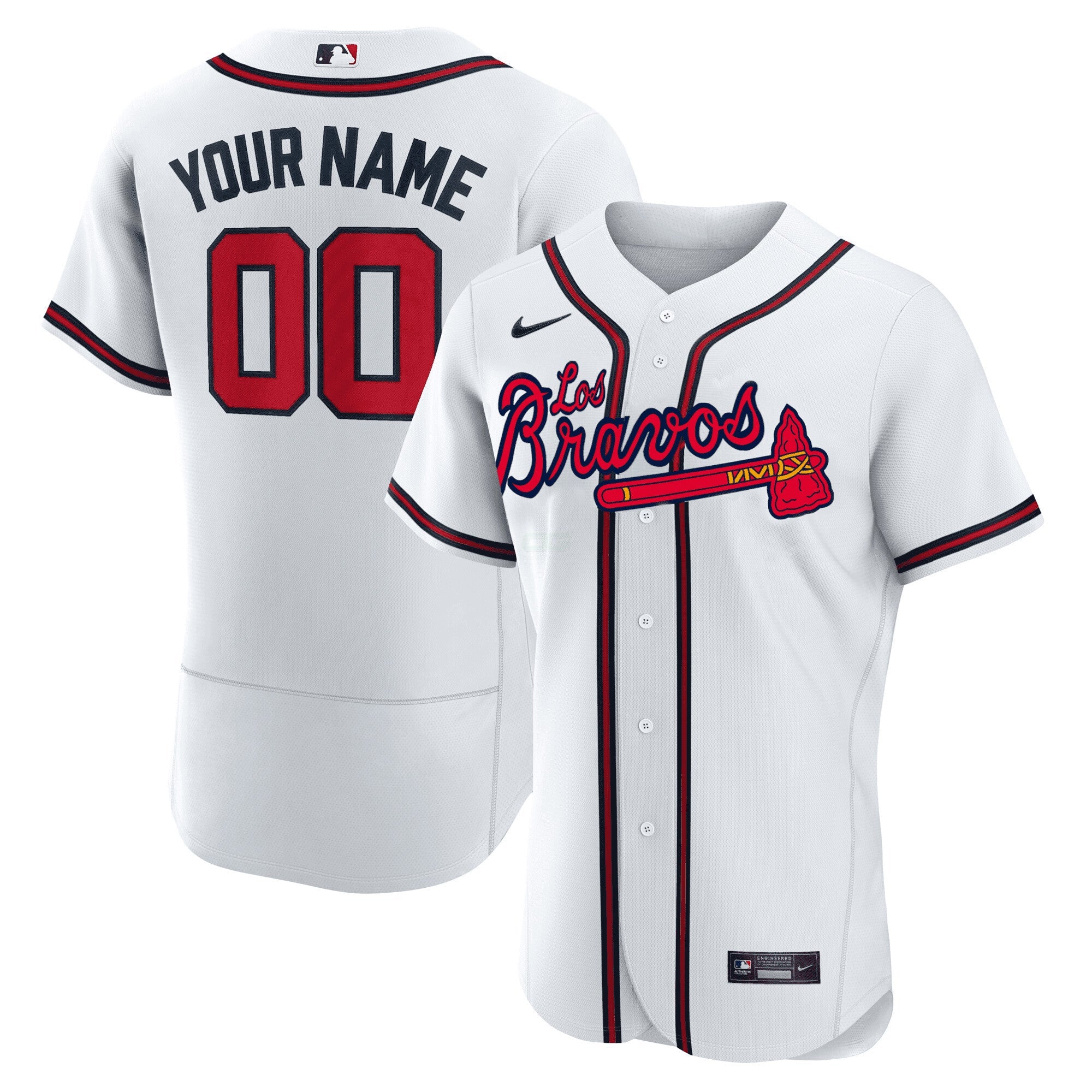Camisa MLB Atlanta Los Bravos Jersey