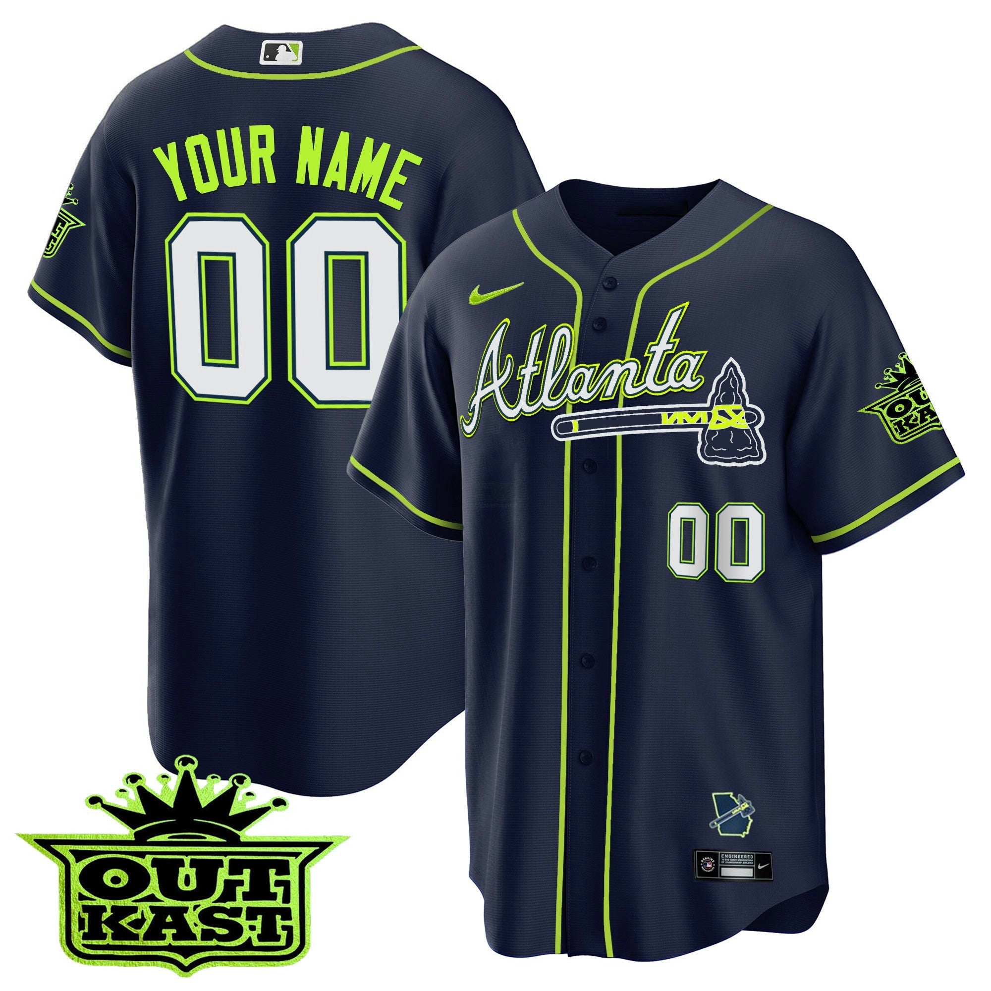 Camisa MLB Atlanta Outkast Cool Base Jersey V3