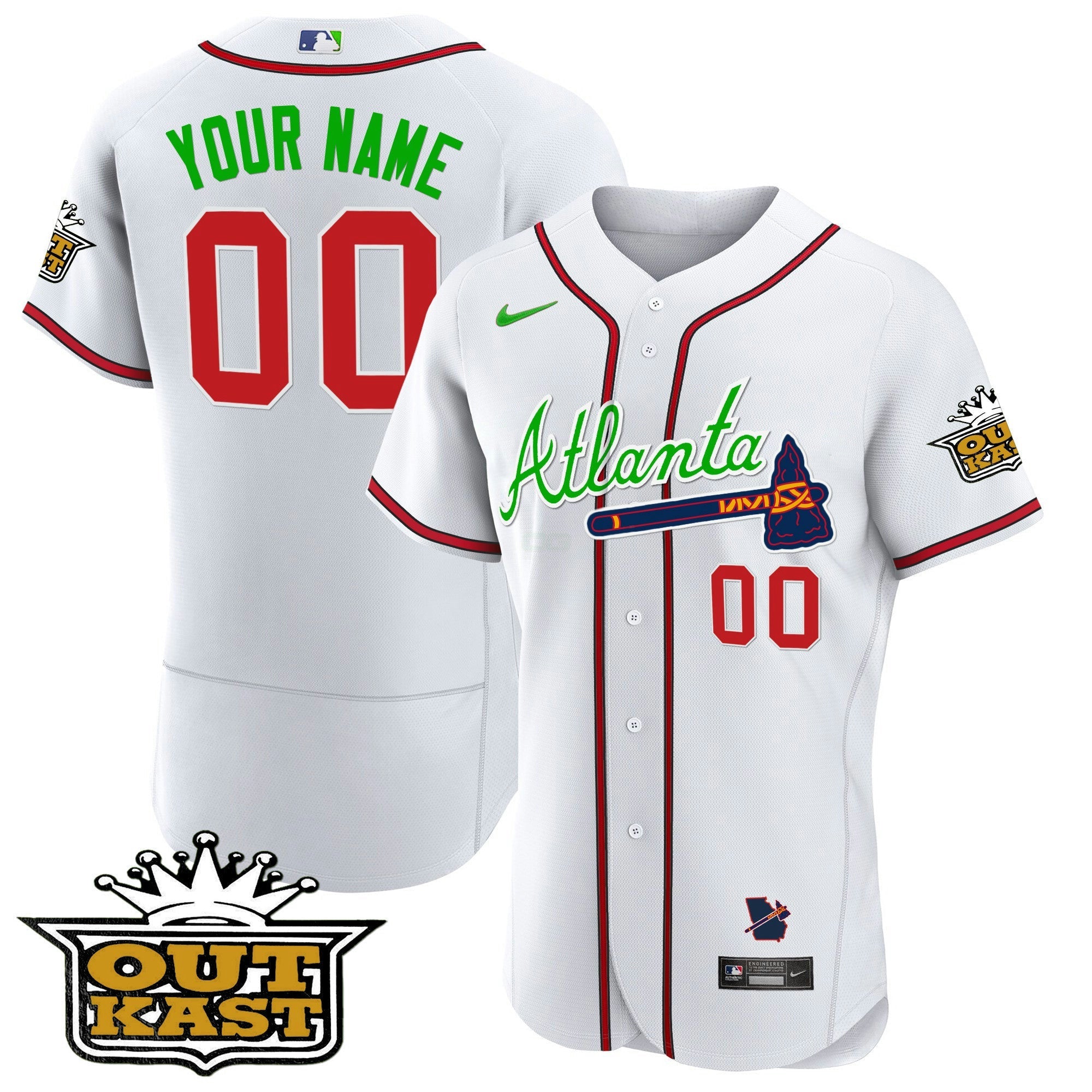 Camisa MLB Atlanta Outkast Flex Base Jersey V3