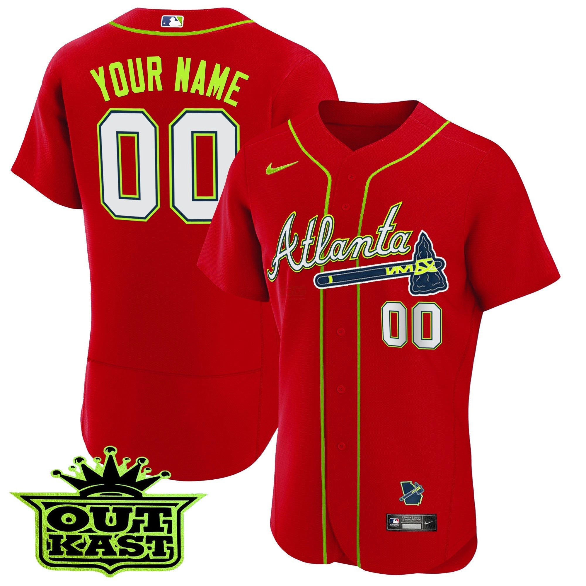 Camisa MLB Atlanta Outkast Flex Base Jersey V3