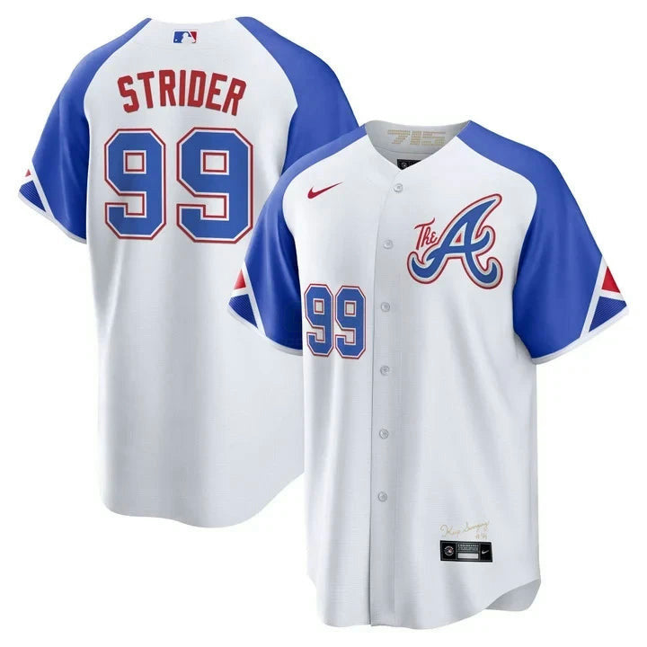 Camisa MLB Atlanta Spencer Strider City Connect Jersey